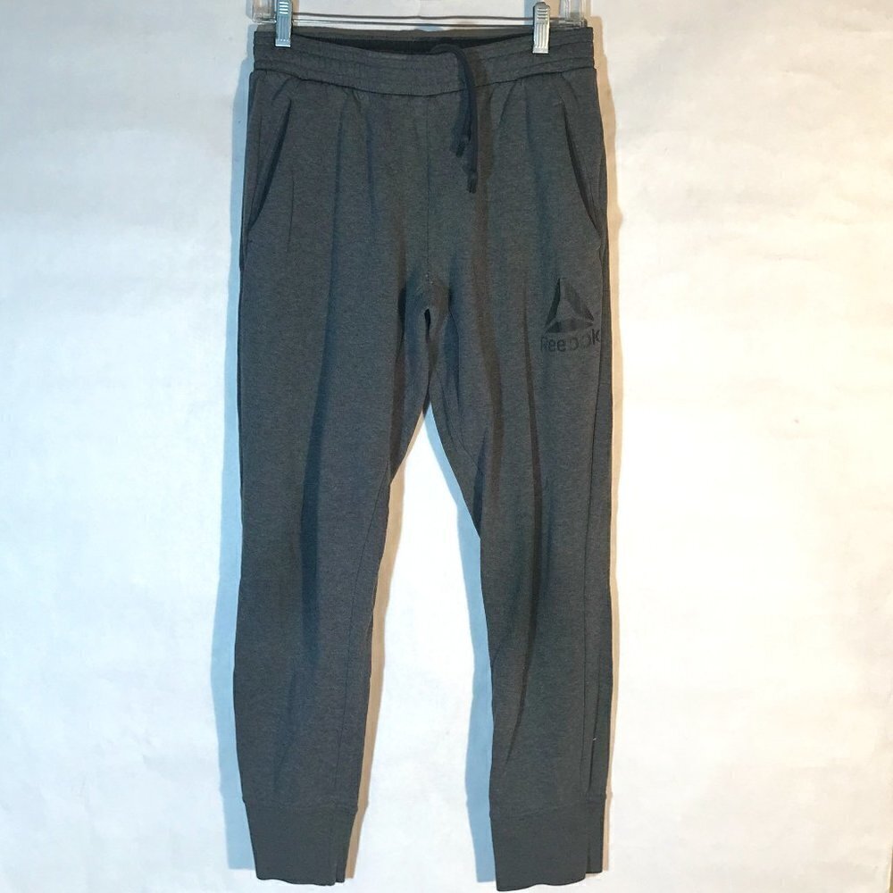 Reebok Mens Athletic  Joggers Yoga Track Sweatpants